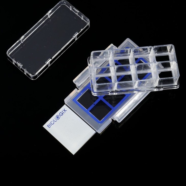 1/2/4/8-Well Cell Culture Slides