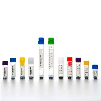 {{0}}.5ml, 1.0ml, 1.5ml, 2.0ml ขวดไครโอเจนิก-หลายบาร์โค้ด CryoKING