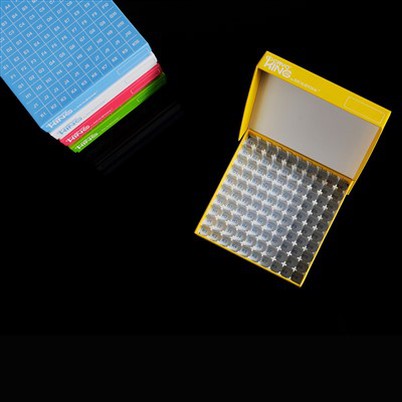 กล่อง Cryogenic Cardboard สี ID ขนาด 1 นิ้ว 2 นิ้วและ 3.75 นิ้ว